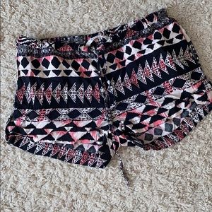 Multicolored Tribal Soft Shorts